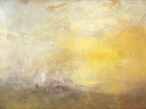 Sunrise with Sea Monsters, Joseph Mallord William Turner c. 1845